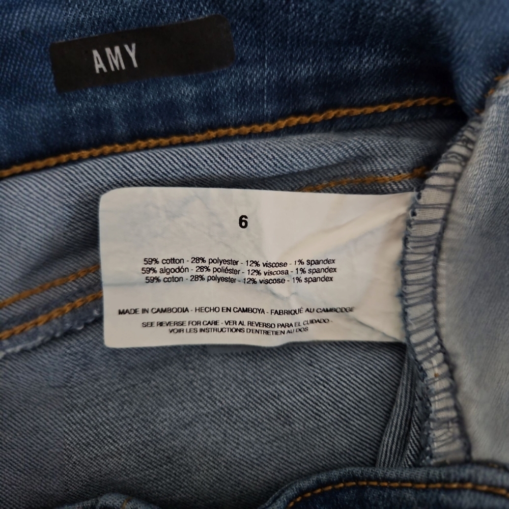 Bandolino Amy Straight Leg Jeans Women's 6 - Picture 5 of 6